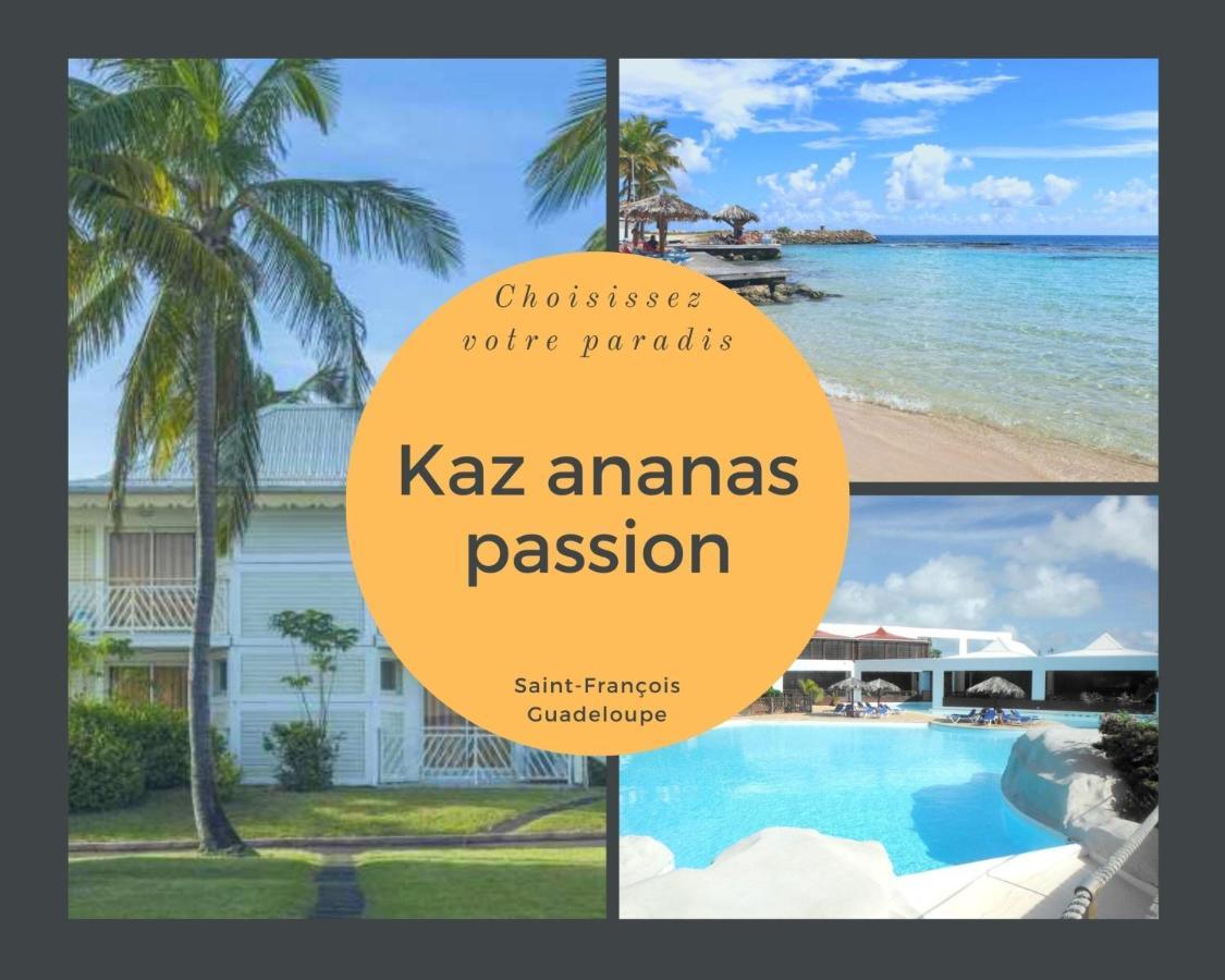 F3 _ Kaz Ananas Passion Au Manganao Lägenhet Saint-Francois  Exteriör bild