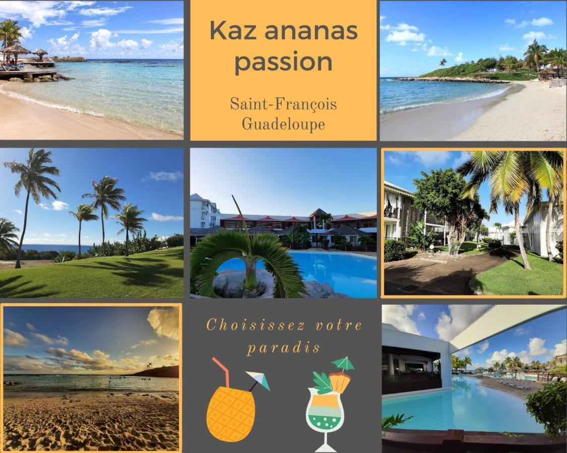 F3 _ Kaz Ananas Passion Au Manganao Lägenhet Saint-Francois  Exteriör bild